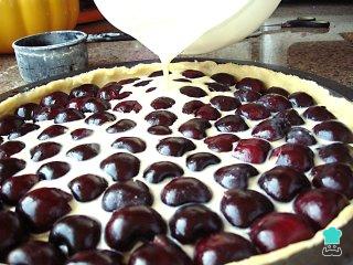 Receta de kuchen de ceresas