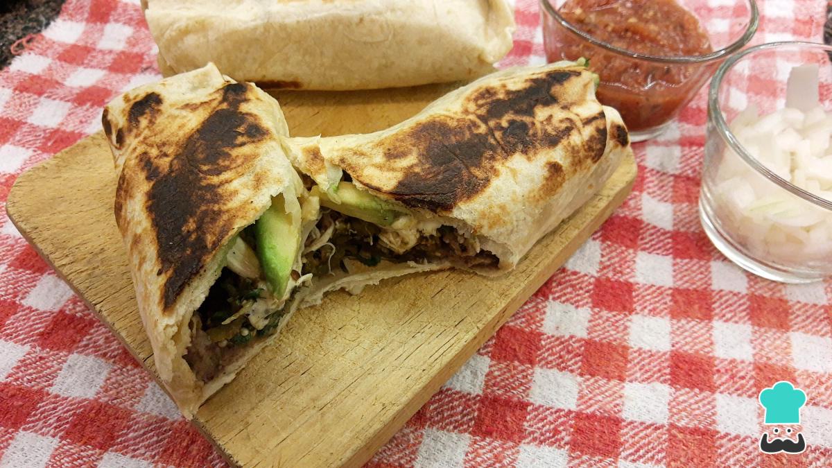 Receta de Burritos de carne asada