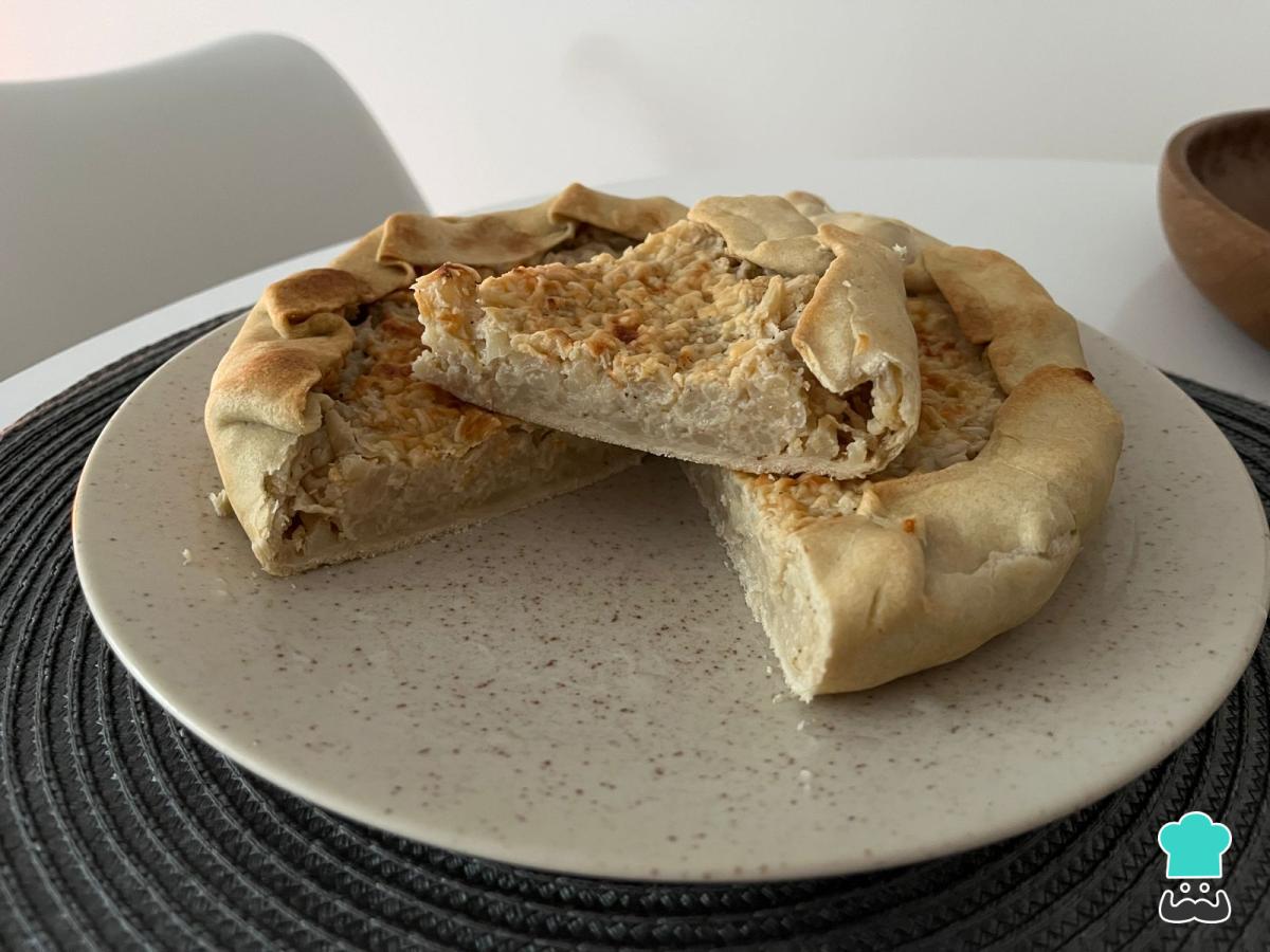 Receta de Tarta de coliflor y salsa blanca