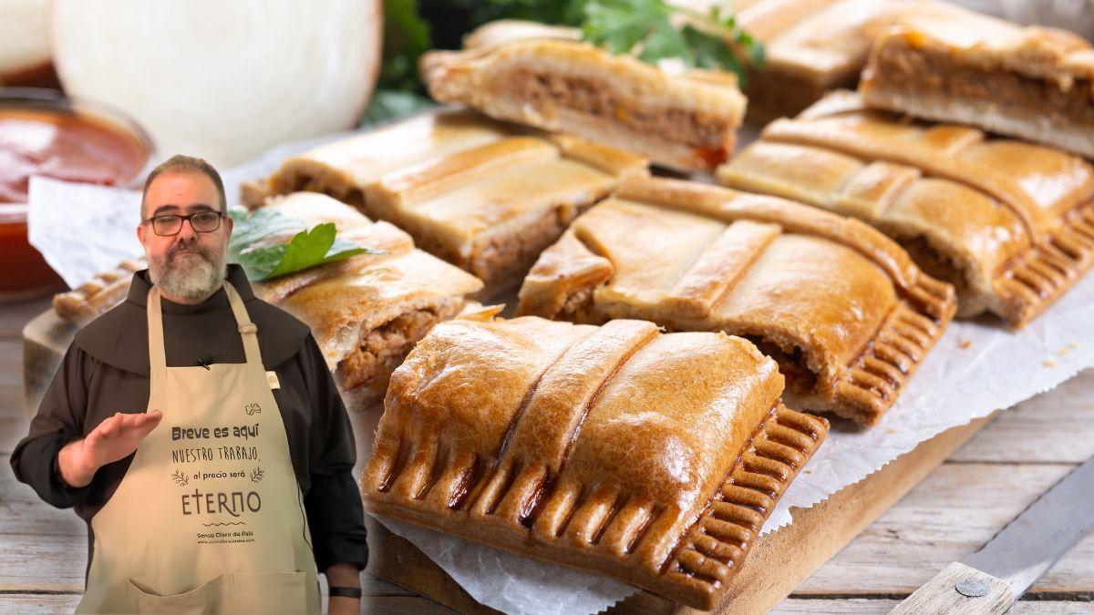 Fray Ángel, cocinero: “La empanada más elegante no lleva atún, sino bacalao confitado y el aceite del pescado se aprovecha para hacer la masa”