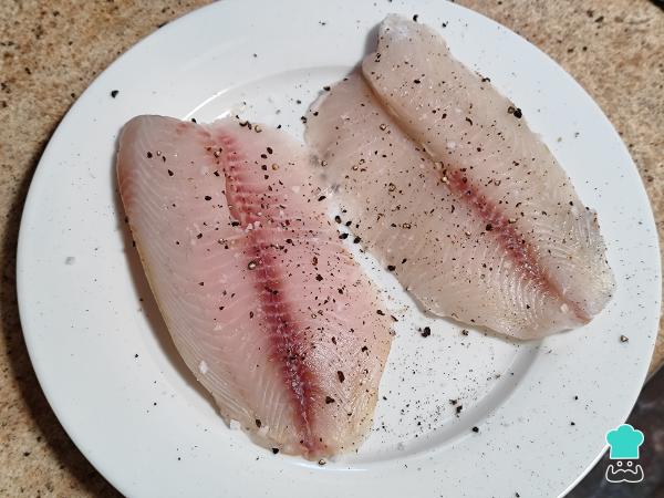Receta de Pescado a la diabla - Paso 1