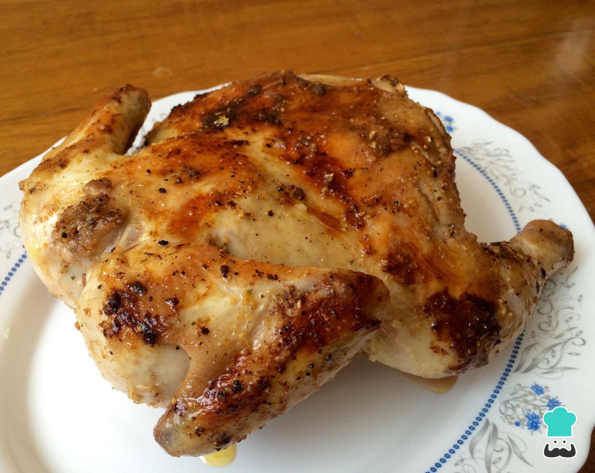 Receta de Pollo asado al horno
