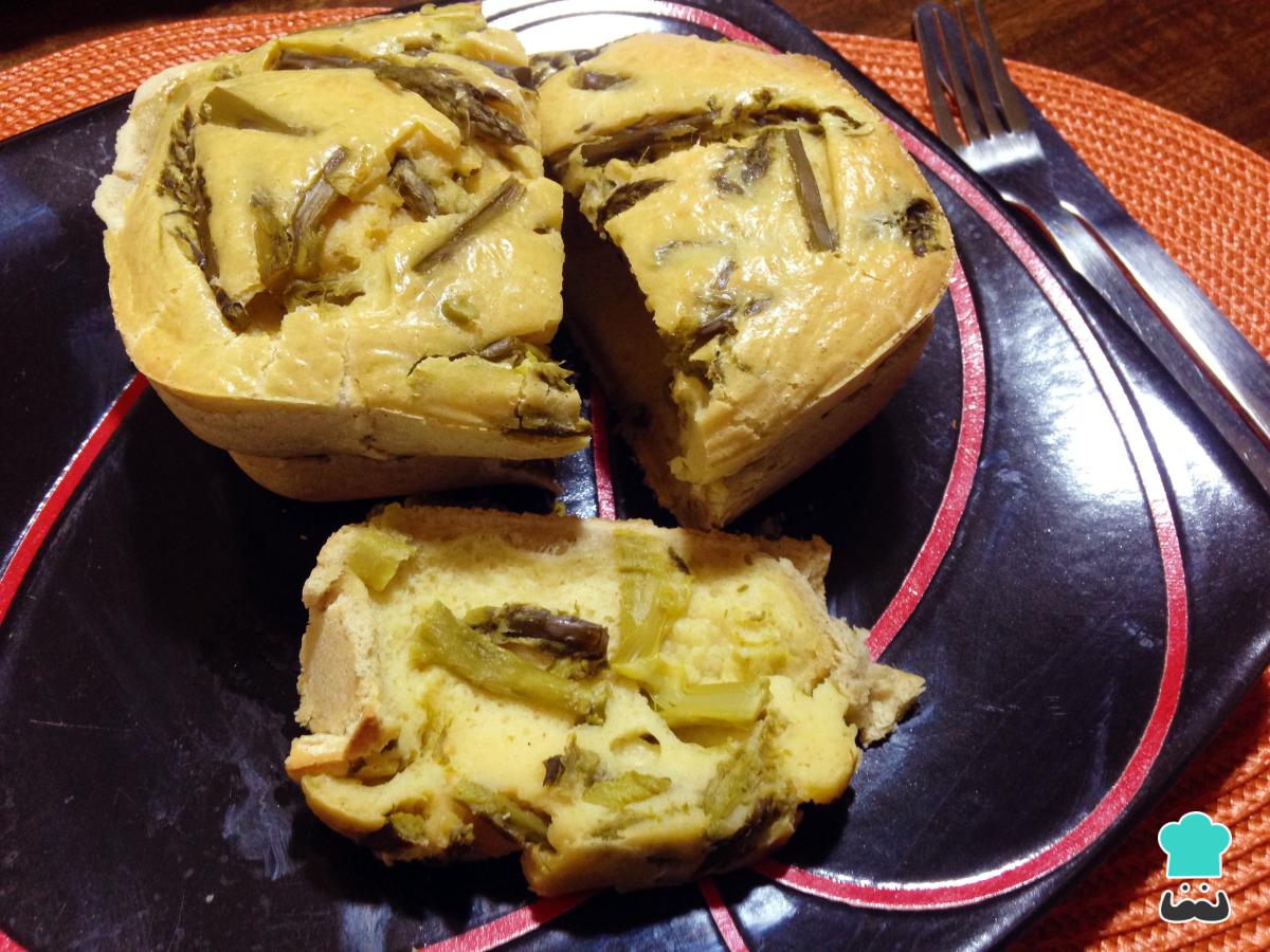 Receta de Tarta de espárragos