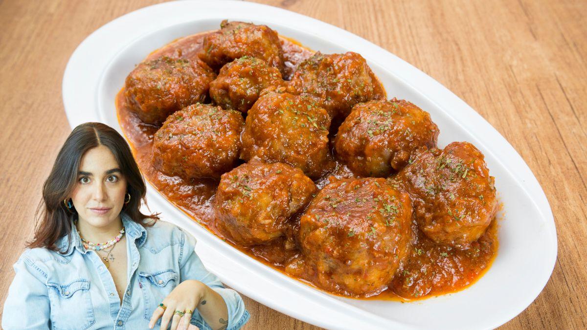 Paula Casado, cocinera: “Para hacer albóndigas como las de la abuela, usa 350 g de ternera, 100 g de cerdo, pan con leche y queso parmesano”