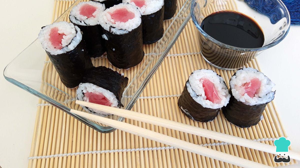 Receta de Sushi maki de atún