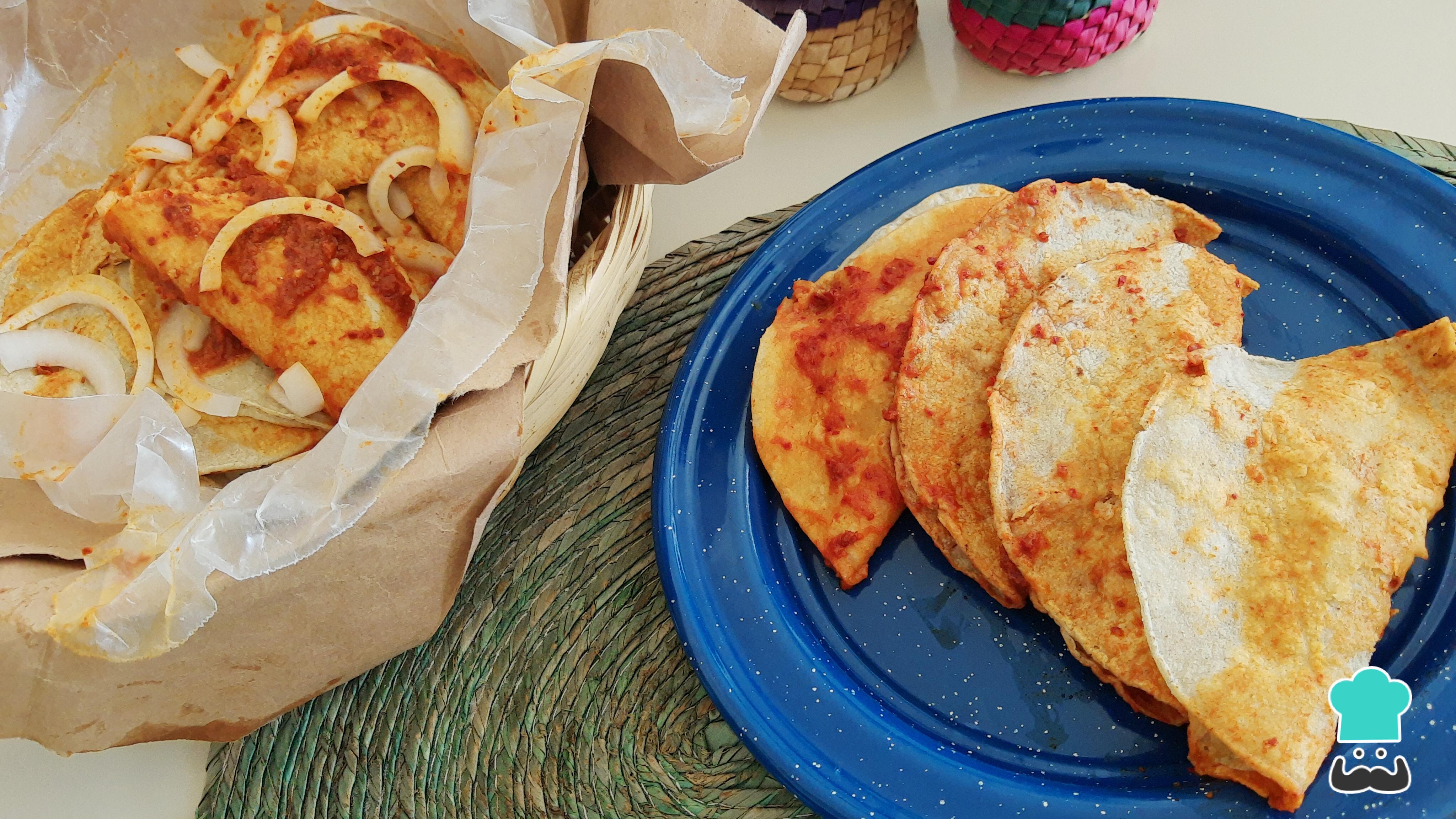 Tacos de canasta de la abuela Receta ORIGINAL