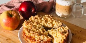 Receta de Kuchen de manzana con migas