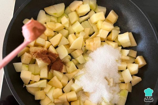 Receta de Kuchen de manzana con migas - Paso 9