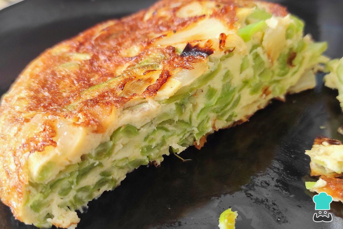 Receta de Tortilla de porotos verdes