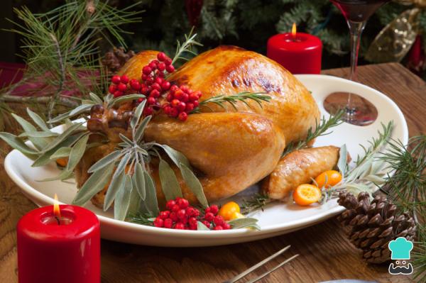 Platos navideños colombianos - Pavo relleno
