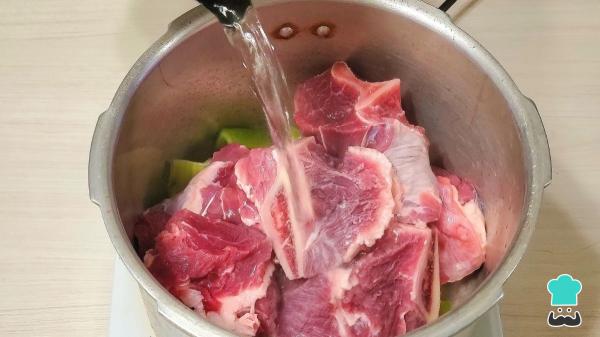 Receta de Caldo de huesos rico en colágeno - Paso 1