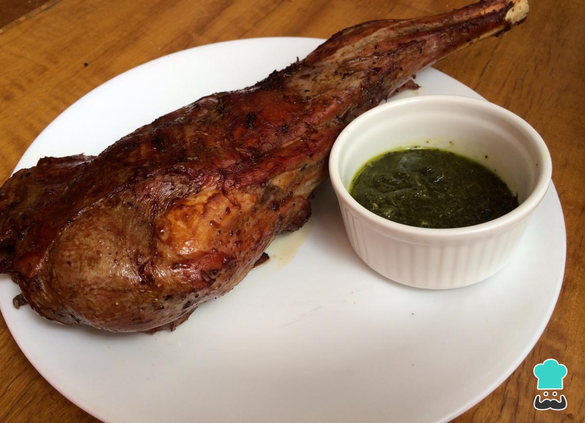 Receta de Pierna de cordero al horno