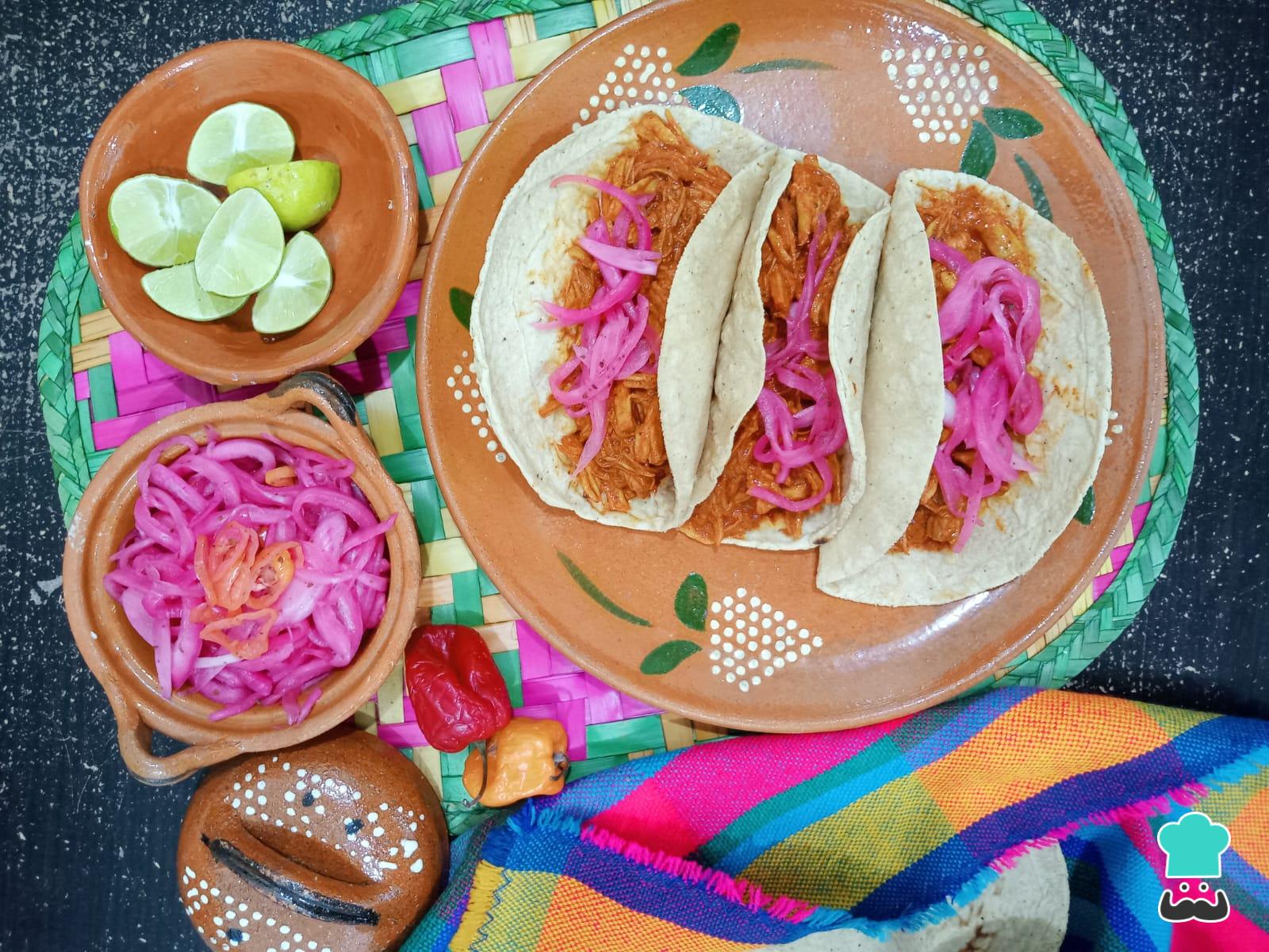 Tacos de cochinita pibil - Receta CLÁSICA