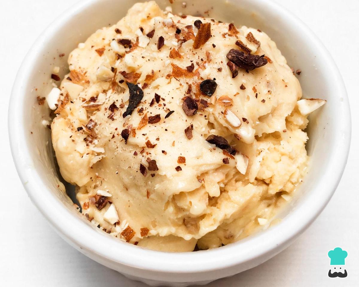 Receta de Helado de plátano casero sin heladera