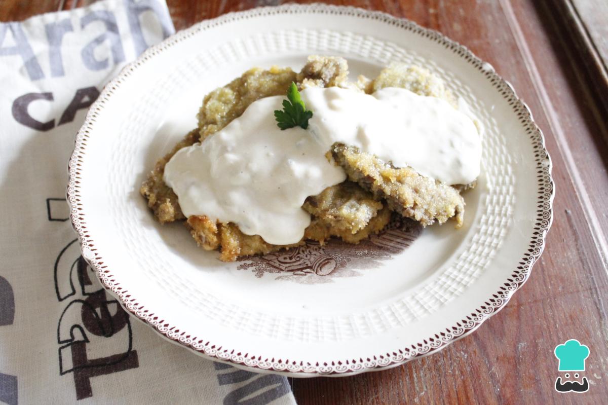 Receta de Escalopines al cabrales