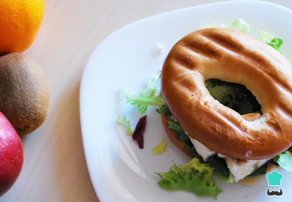 Receta de Bagel de queso de cabra - Paso 6