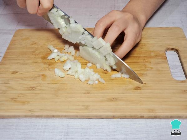 Receta de Carapulcra de pollo - Paso 1