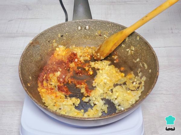 Receta de Carapulcra de pollo - Paso 4