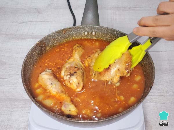Receta de Carapulcra de pollo - Paso 6