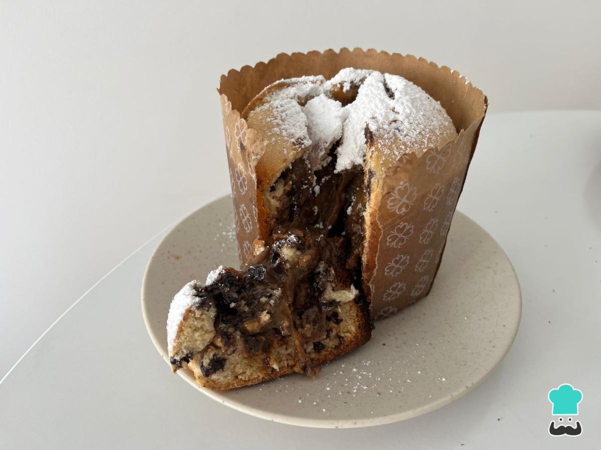 Receta de Pan dulce relleno de dulce de leche