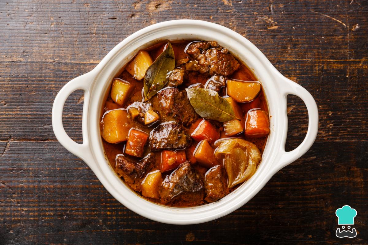 Receta de Carne en salsa de verduras