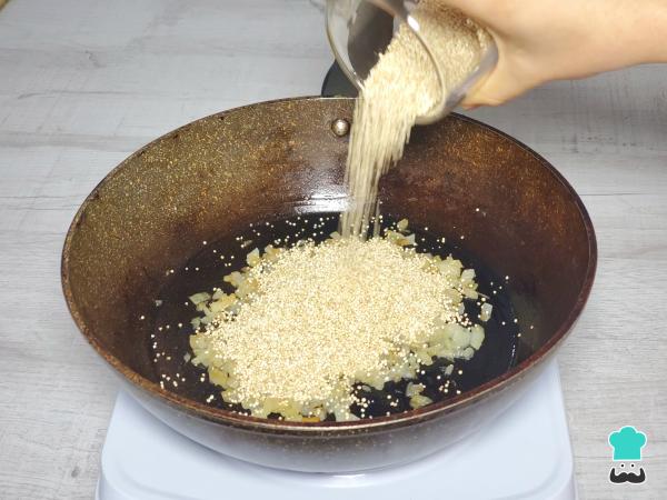 Receta de Quinotto - Paso 3