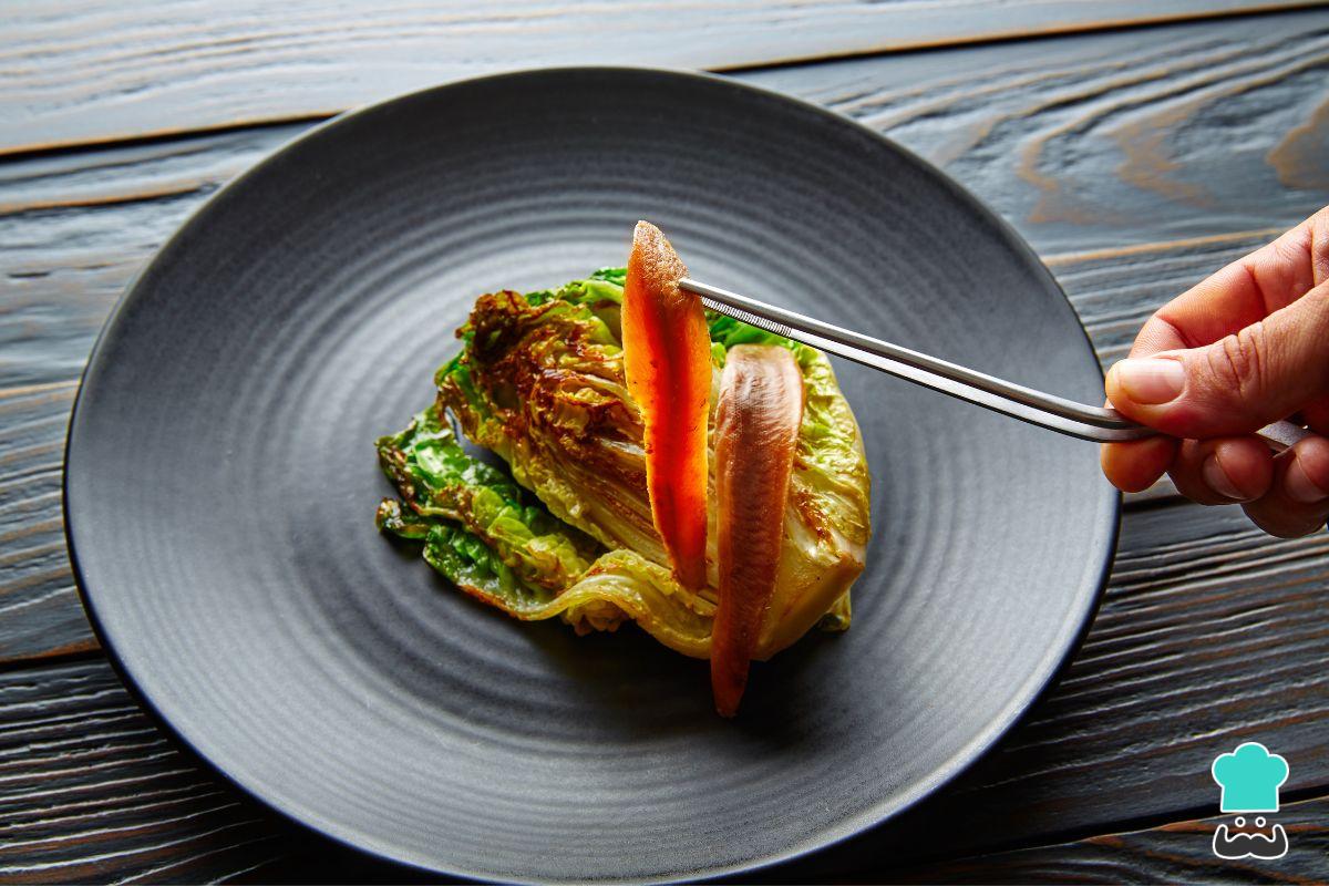 Receta de Endivias con queso y anchoas