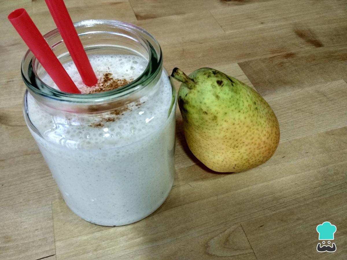 Batido de vainilla y pera