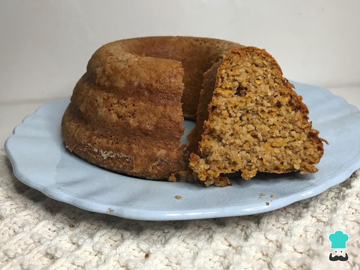 Receta de Bizcocho de calabaza saludable sin azúcar