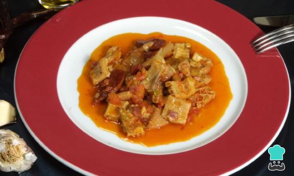 Receta de callos ala sultana