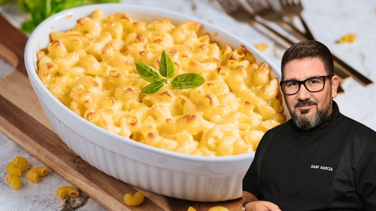 Dani García, chef: “Los mejores mac & cheese se preparan con 3 tipos de queso y este crujiente secreto”
