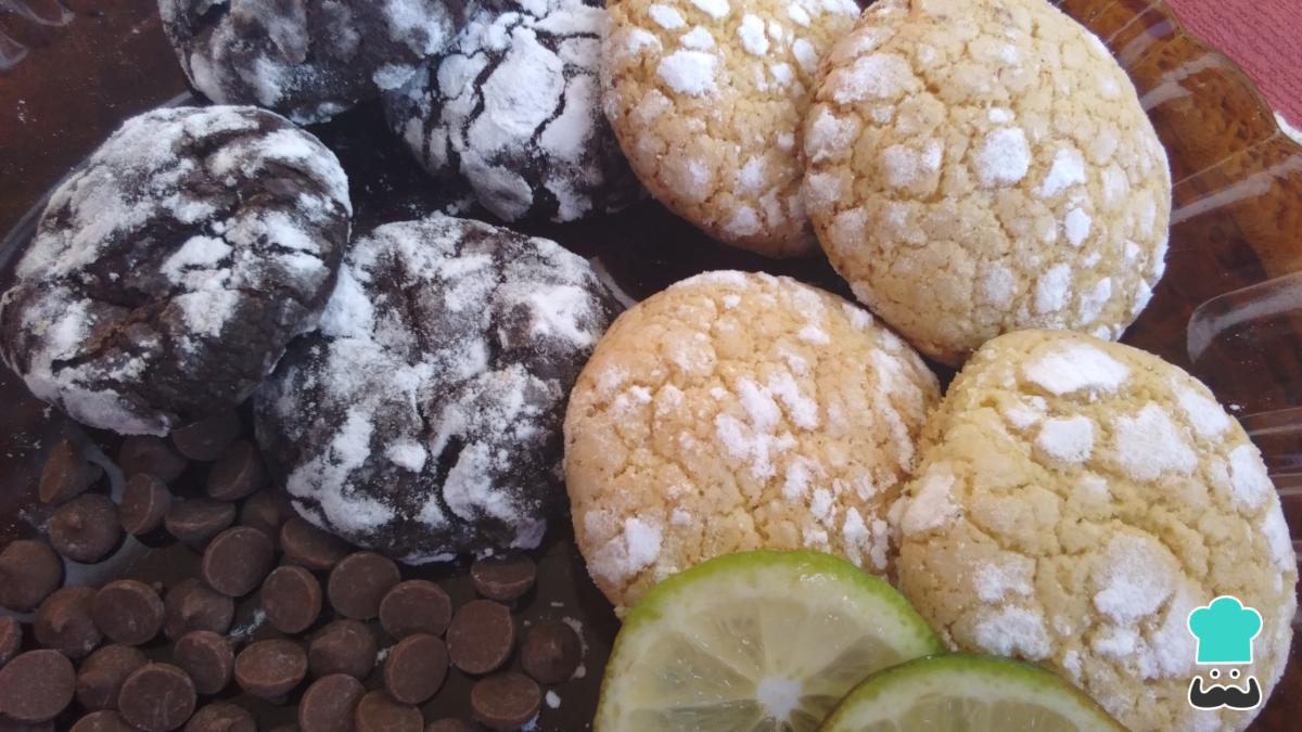 Receta de Galletas craqueladas