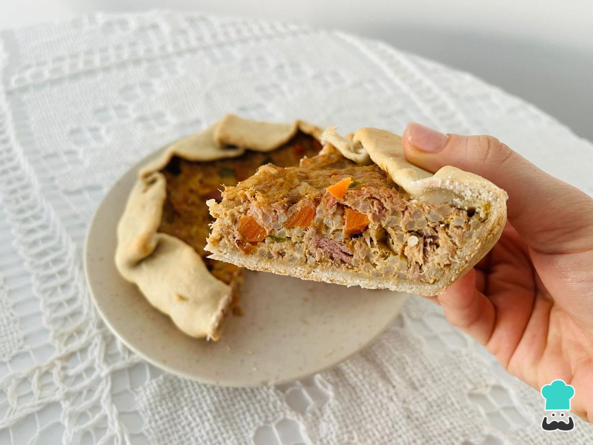 Receta de Tarta de caballa y arroz