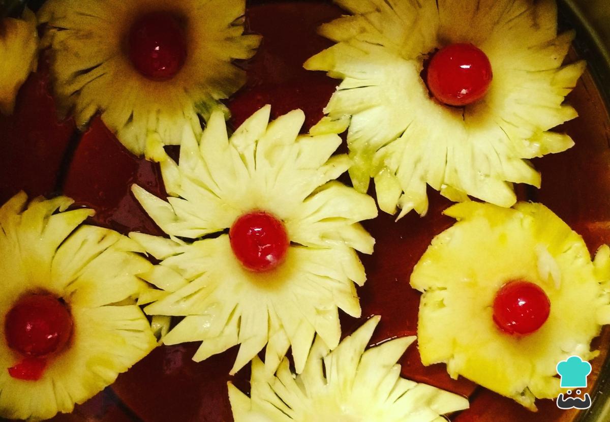 Receta de Torta de piña sin horno