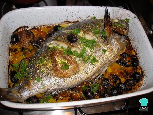 Receta de Besugo al horno español