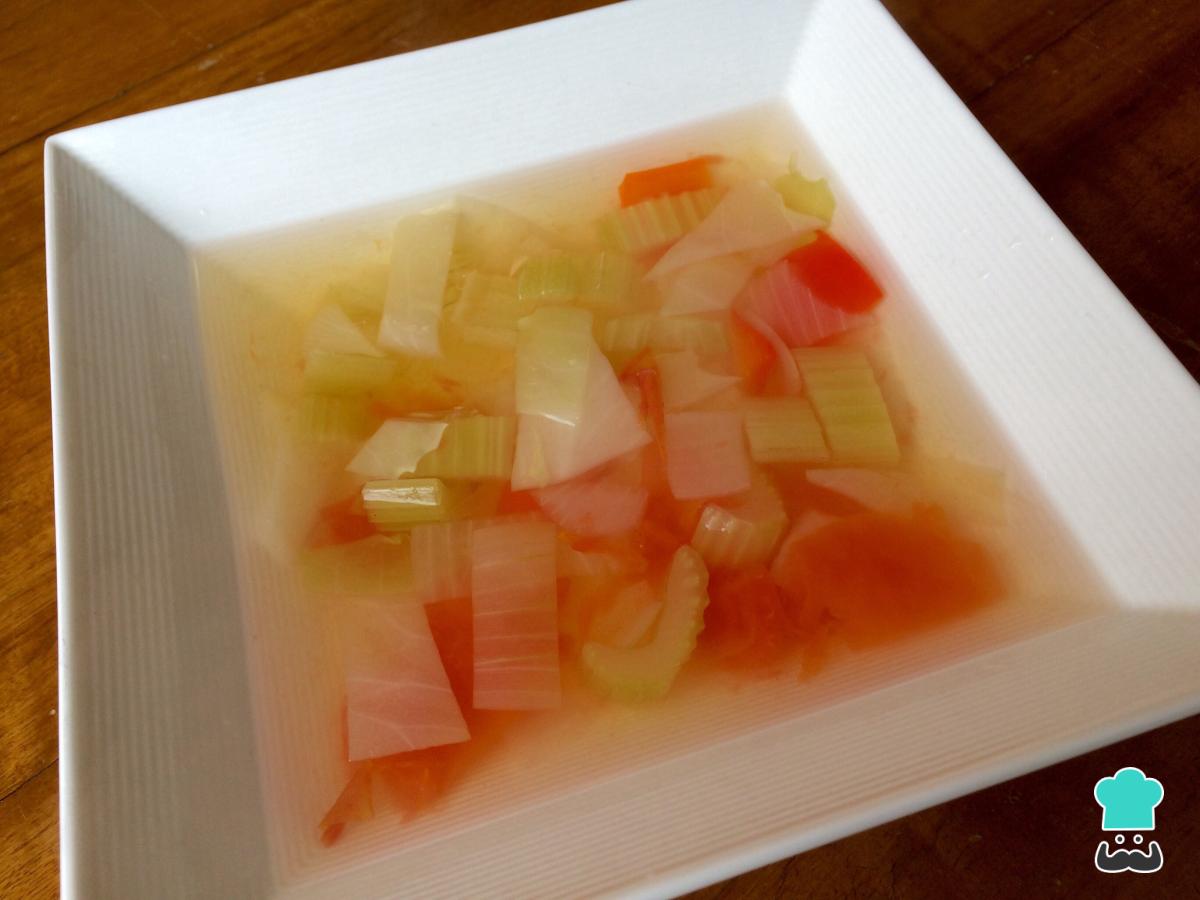 Receta de Sopa adelgazante