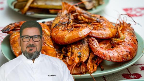 Dani García, chef: “Las gambas a la plancha no llevan aceite, ajo ni limón; se cocinan en su jugo y tapadas con papel de aluminio”