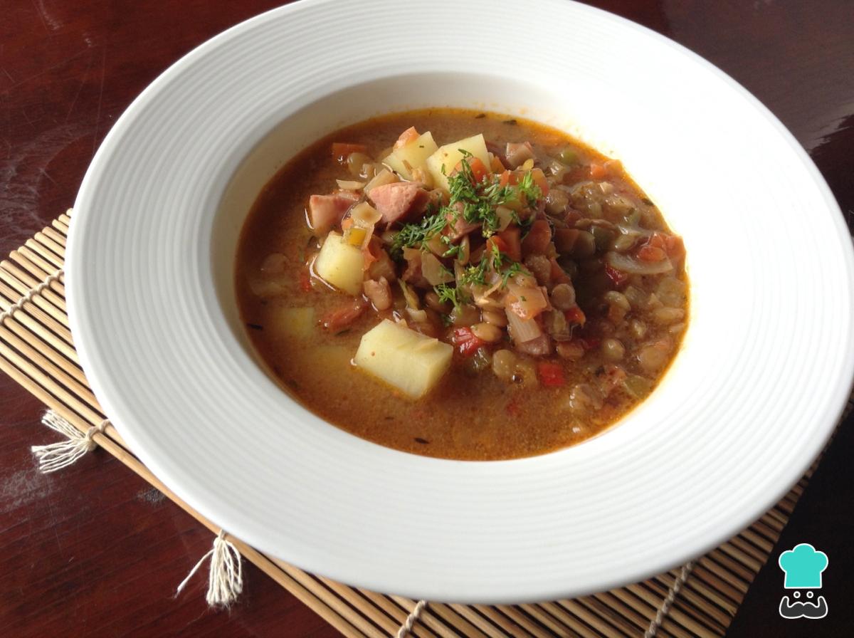 Receta de Lentejas a la jardinera