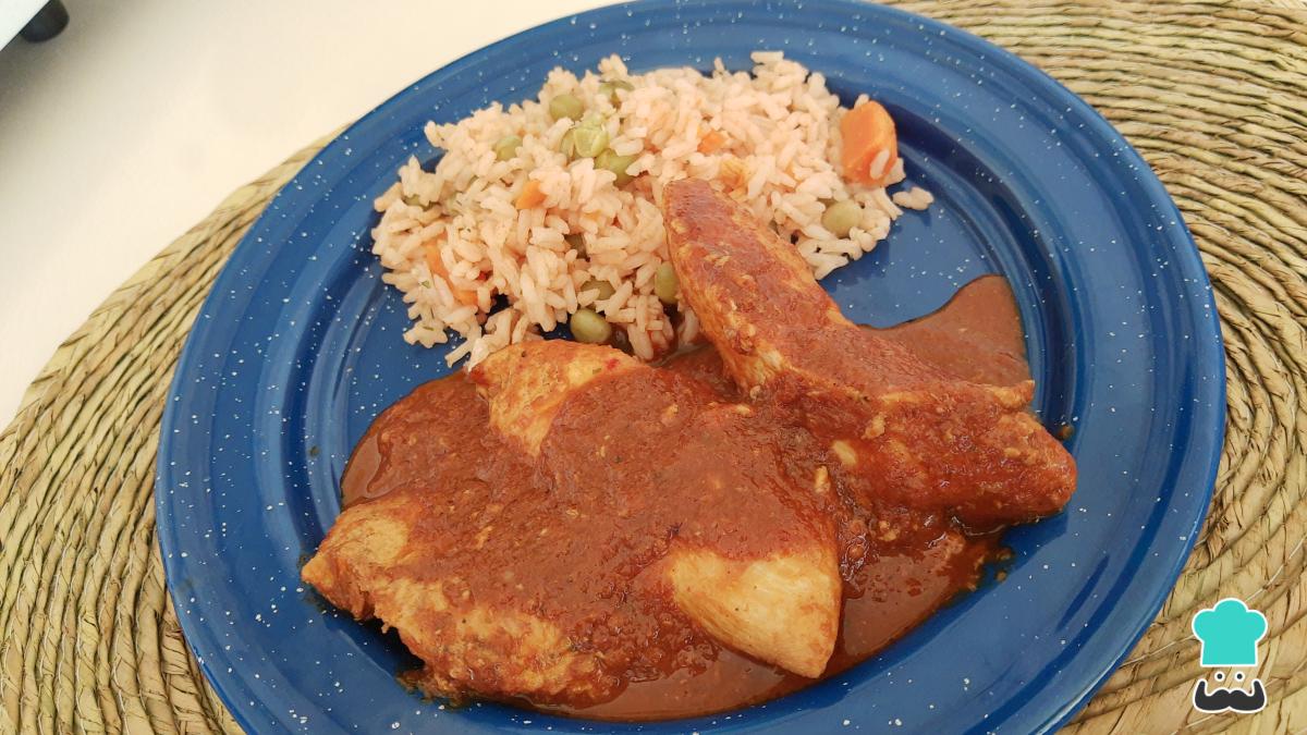 Receta de Pollo en adobo de chipotle