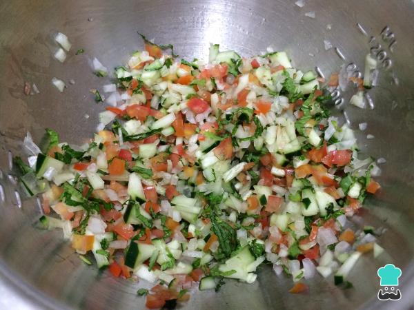 Receta de Ensalada con trigo americano y atún - Paso 3