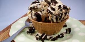 Nieve de galleta oreo