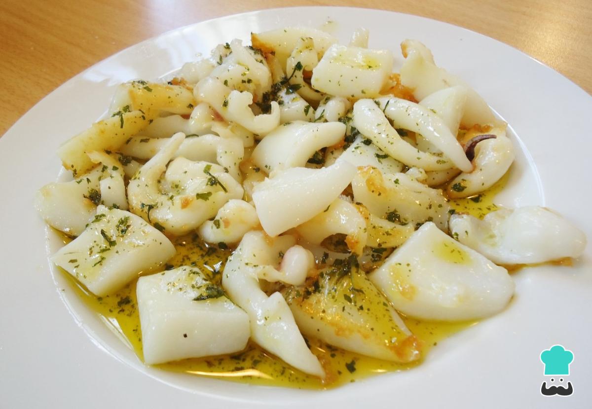 Receta de Sepia a la plancha con ajo y perejil