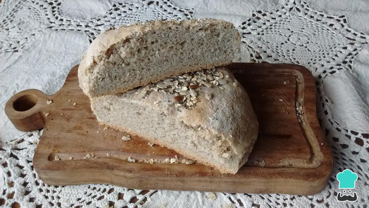 Receta de Pan de campo integral
