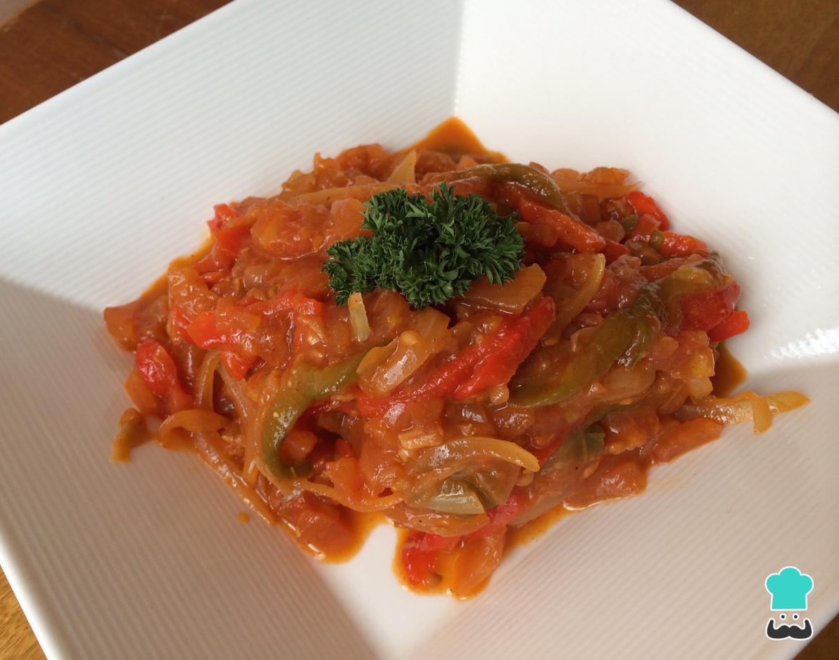 Receta de Piperrada vasca