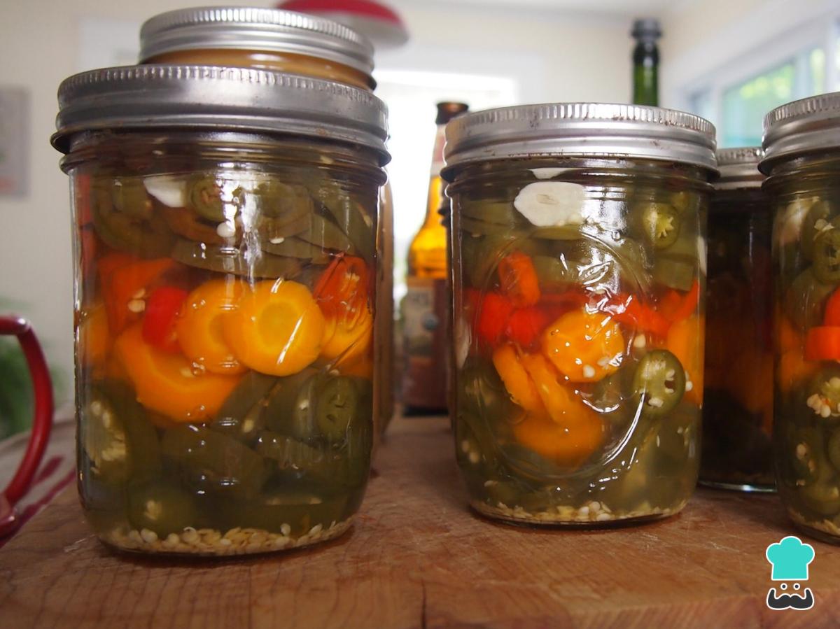 Receta de Chiles jalapeños en escabeche