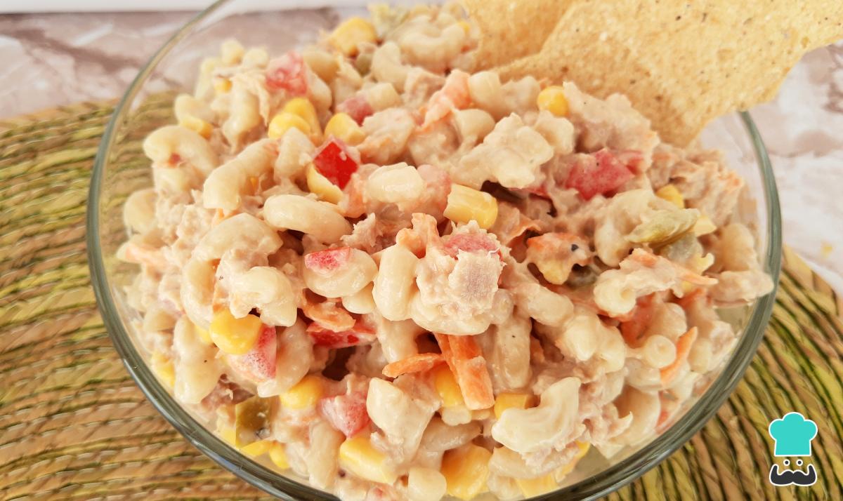Receta de Ensalada de coditos con atún