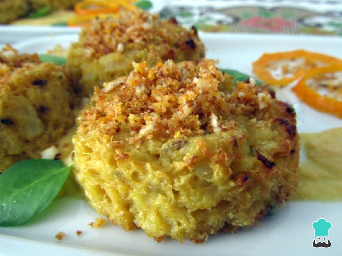 Receta de Tortitas de coliflor veganas