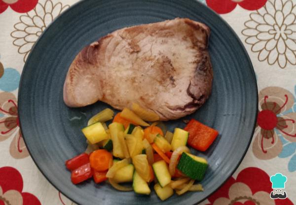 Receta de Atún a la plancha