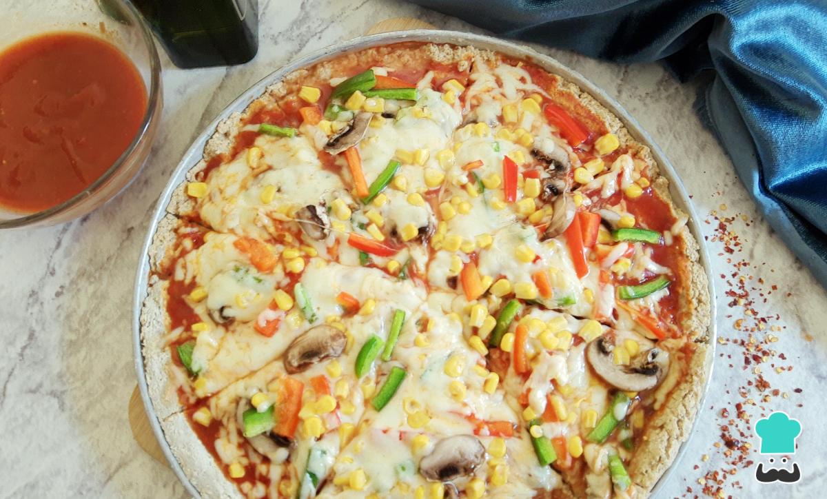 Receta de Pizza de avena