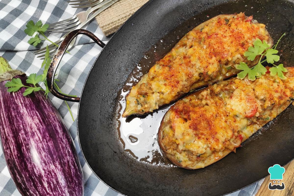 Receta de Berenjenas rellenas de bacalao